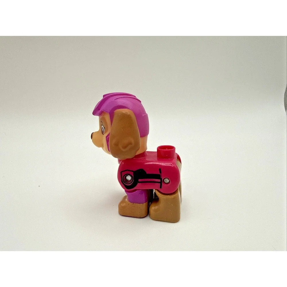 PAW Patrol Pup Mega Bloks Lego Duplo Compatible Mini Figure Girl Dog Skye Pink